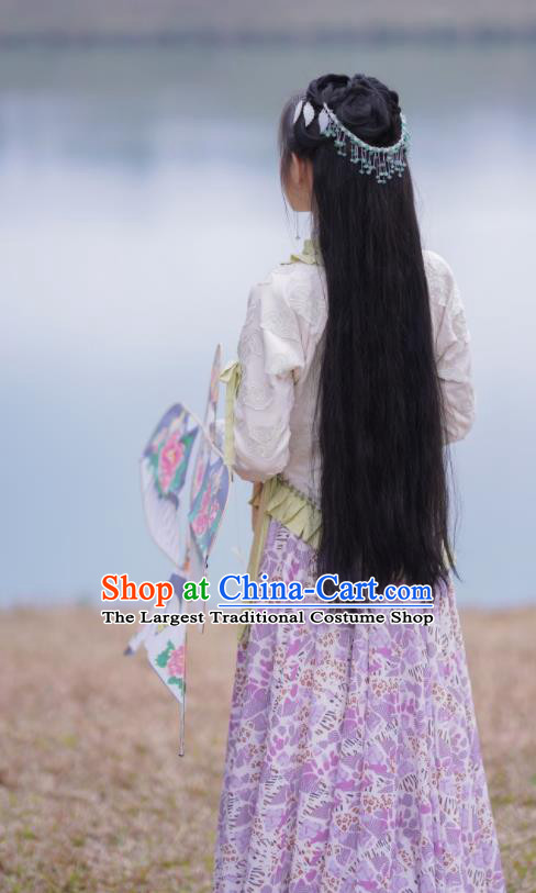 Chinese Mythical TV Series The Legend of Sword and Fairy Zhao Ling Er Costumes Ancient Apsara Dress Clothing