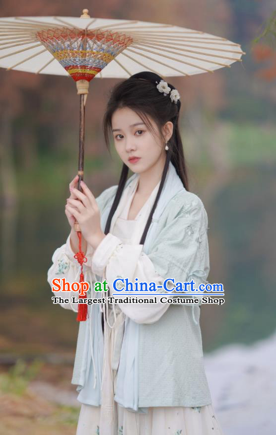 Chinese Traditional Young Lady Garment Costumes Ancient Female Swordsman Dress Clothing