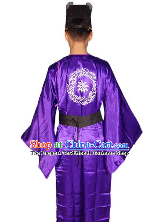 Chinese Ming Dynasty Chamberlain Vestment Traditional Official Clothing Ancient Eunuch Costumes