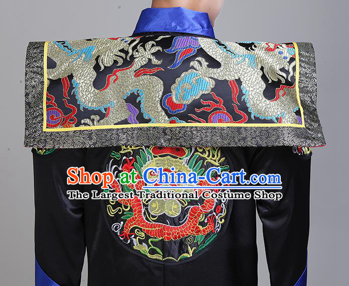 Chinese Ancient Royal Prince Costumes Qing Dynasty Regent Vestment Traditional Official Clothing