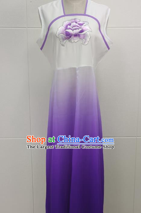 Chinese Ancient Princess Wide Sleeve Dress Shaoxing Opera Diva Clothing Peking Opera Hua Tan Garment Costume