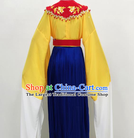 Chinese Ancient Princess Costumes Beijing Opera Diva Garment Shaoxing Opera Young Lady Clothing