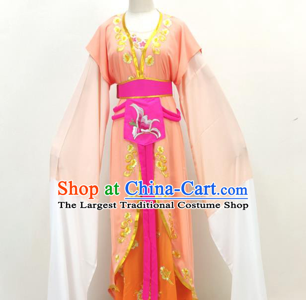 Chinese Huangmei Opera Diva Clothing Ancient Princess Costume Beijing Opera Hua Tan Embroidered Dress