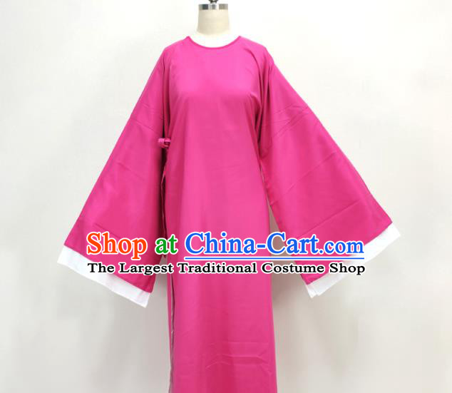 Chinese Beijing Opera Xiaosheng Magenta Robe Shaoxing Opera Zhu Yingtai Clothing Ancient Scholar Costume