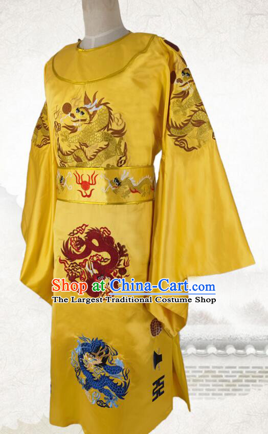 Chinese Ancient Embroidered Dragon Robe Ming Dynasty Emperor Garment Costumes