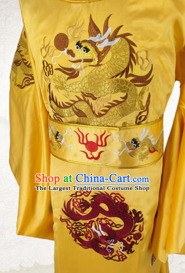 Chinese Ancient Embroidered Dragon Robe Ming Dynasty Emperor Garment Costumes