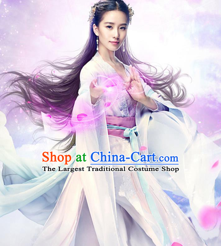 Chinese Ancient Princess Dress Costume Tang Dynasty Place Lady Clothing