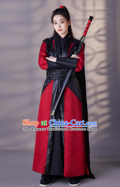 Chinese Ancient Swordswoman Garment Costumes TV Series Miss the Dragon Liu Ying Clothing