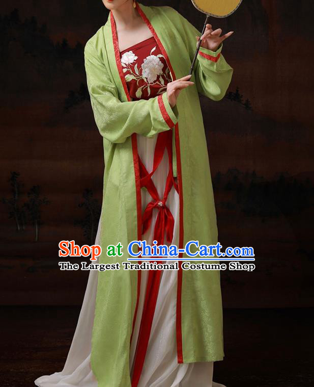 Chinese Song Dynasty Imperial Concubine Garment Costumes Traditional Clothing Ancient Palace Beauty Dresses