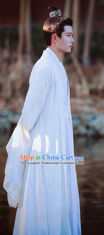 One and Only Chinese Traditional Royal Childe Garments TV Series Prince Zhou Sheng Chen Costume Ancient Swordsman Clothing