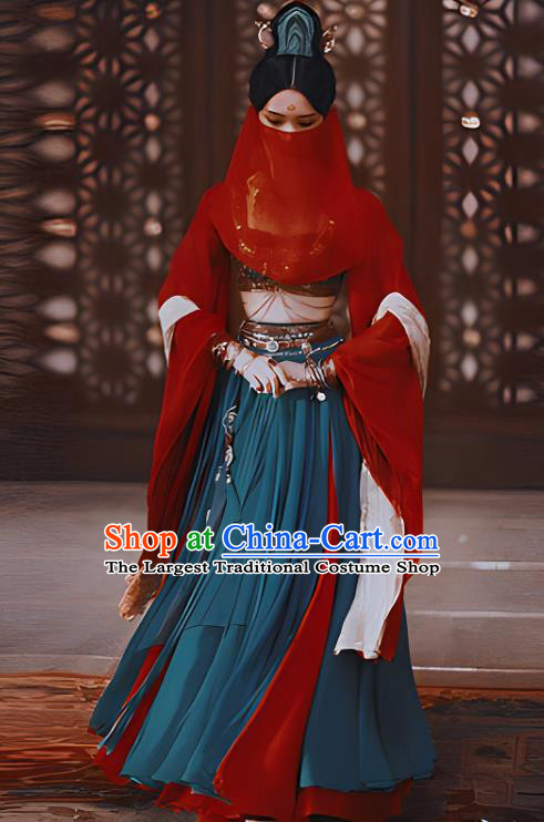 Chinese Classical Dance Costume Ancient Princess Dress Dance Beauty Clothing