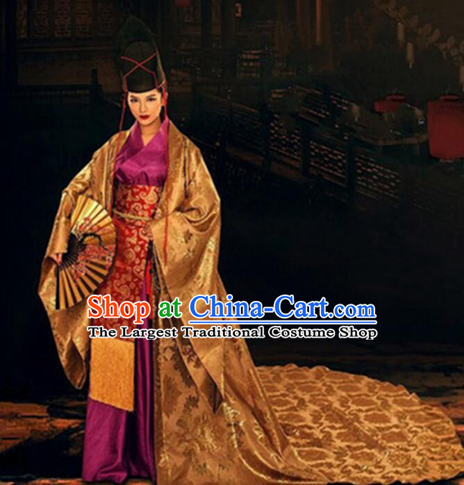 Chinese Game Swordman Online Dongfang Bu Bai Costume Ancient Kung Fu Master Dress Ancient Hero Clothing and Headpiece Complete Set