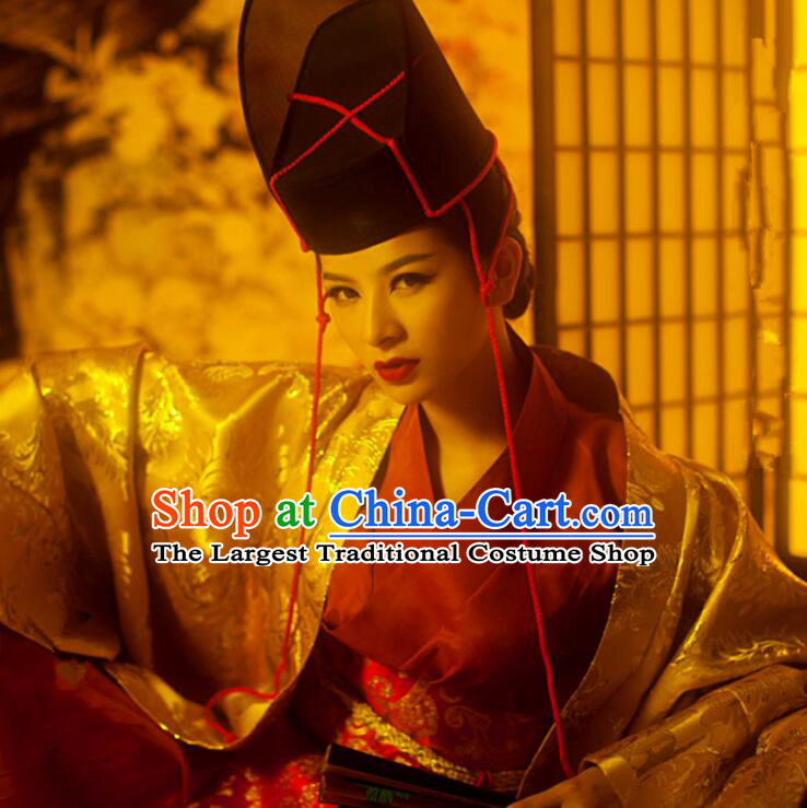 Chinese Game Swordman Online Dongfang Bu Bai Costume Ancient Kung Fu Master Dress Ancient Hero Clothing and Headpiece Complete Set