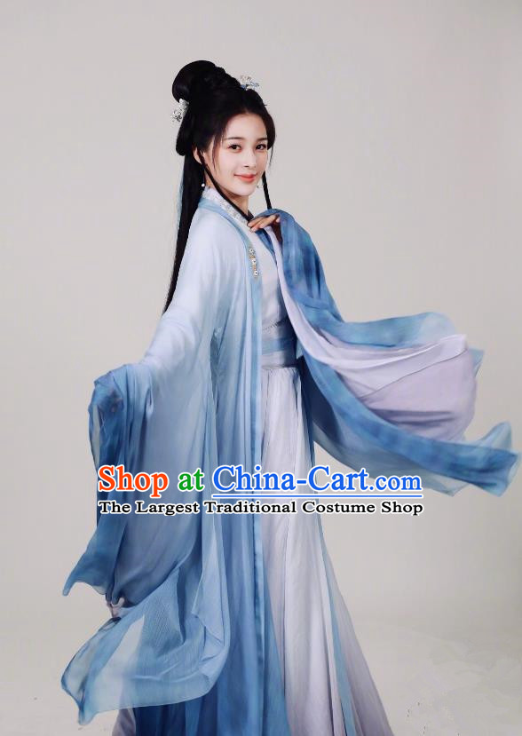 Chinese Traditional Wuxia Woman Leader Garments TV Series Love and Redemption Dowager Dongfang Costume Ancient Beauty Clothing