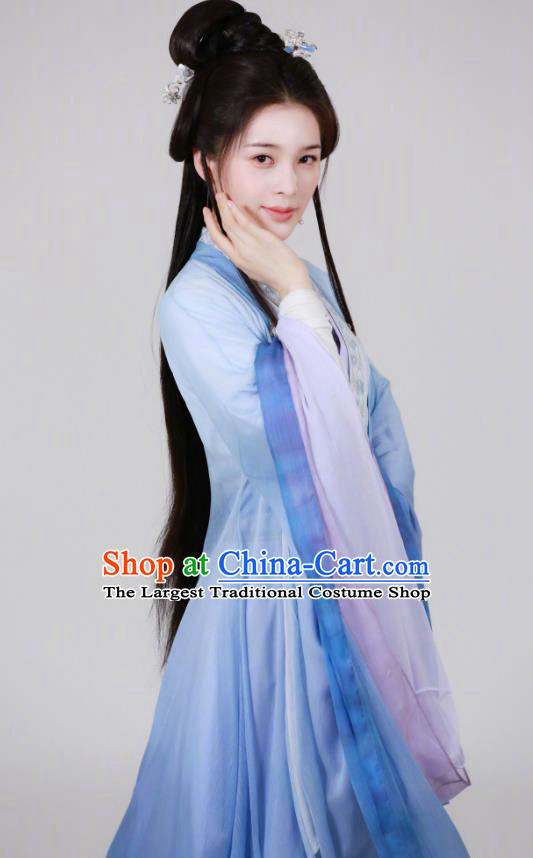 Chinese Traditional Wuxia Woman Leader Garments TV Series Love and Redemption Dowager Dongfang Costume Ancient Beauty Clothing