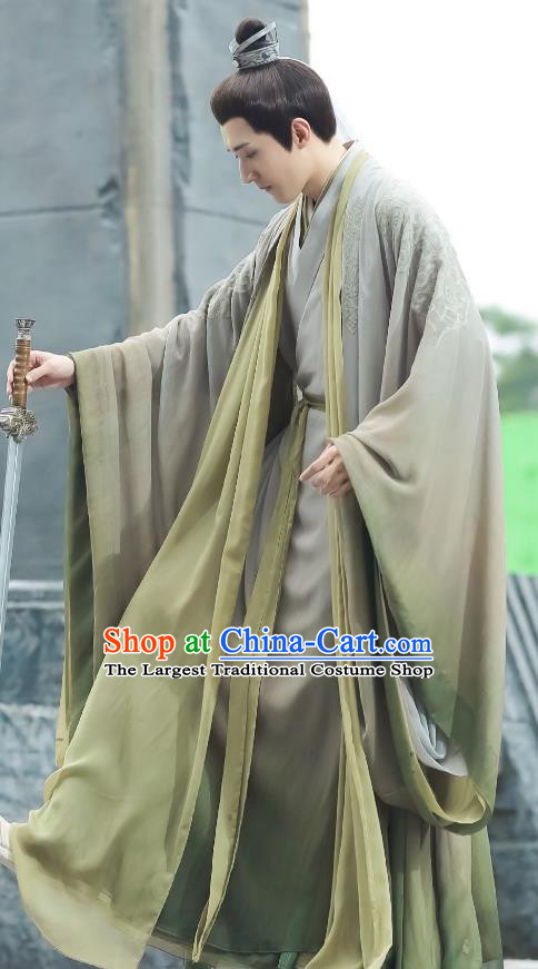 Chinese TV Series Love and Redemption Replica Apparels Ancient Royal Price Clothing Wuxia Swordsman Garment Costumes