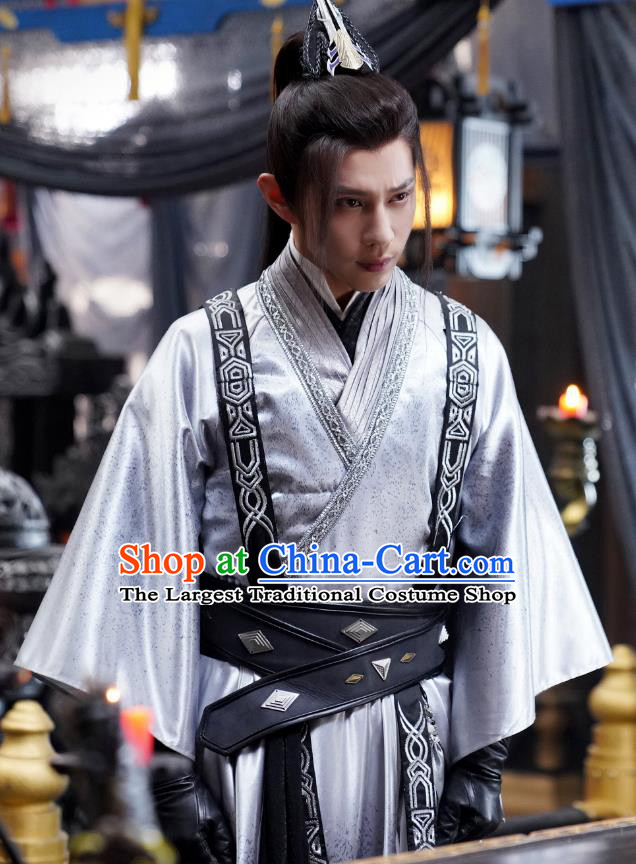 Chinese Ancient Martial Arts Master Costume Wuxia TV Series Heroes Di Feijing Clothing Traditional Swordswoman Garments