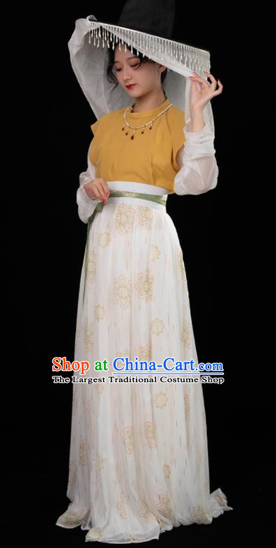 Chinese Traditional Hanfu Dresses Ancient Court Lady Clothing Tang Dynasty Princess Garment Costumes