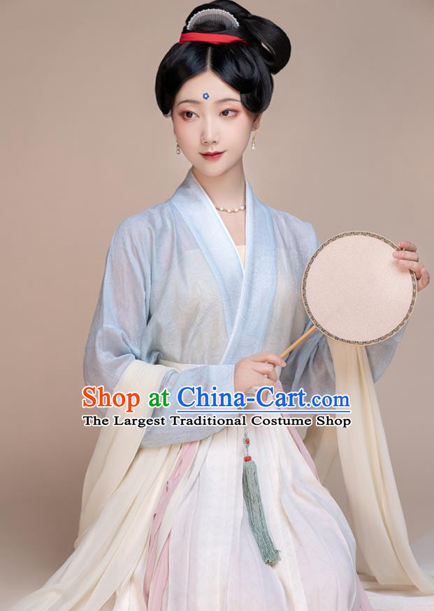 Chinese Ancient Palace Beauty Clothing Song Dynasty Noble Woman Garment Costumes Traditional Hanfu Dress