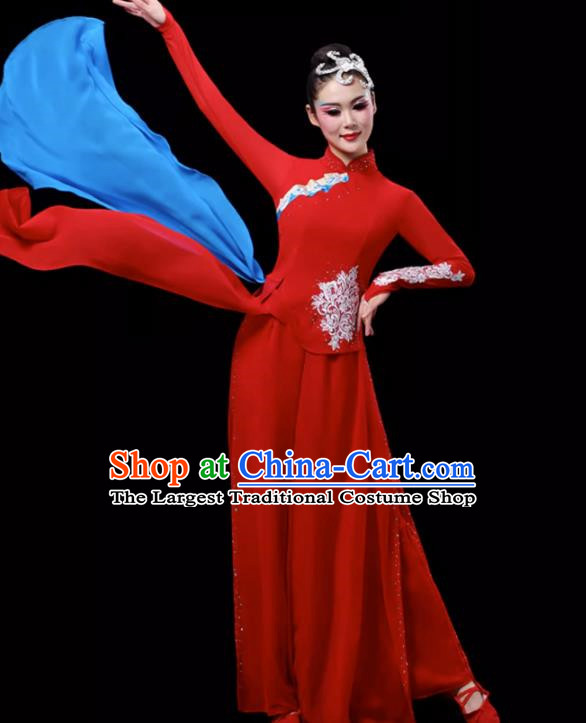 Jiuer Dance Costumes Fan Dance Costumes Yangko Costumes Red Sorghum Square Dance Costumes Art Test Classical Dance Costumes