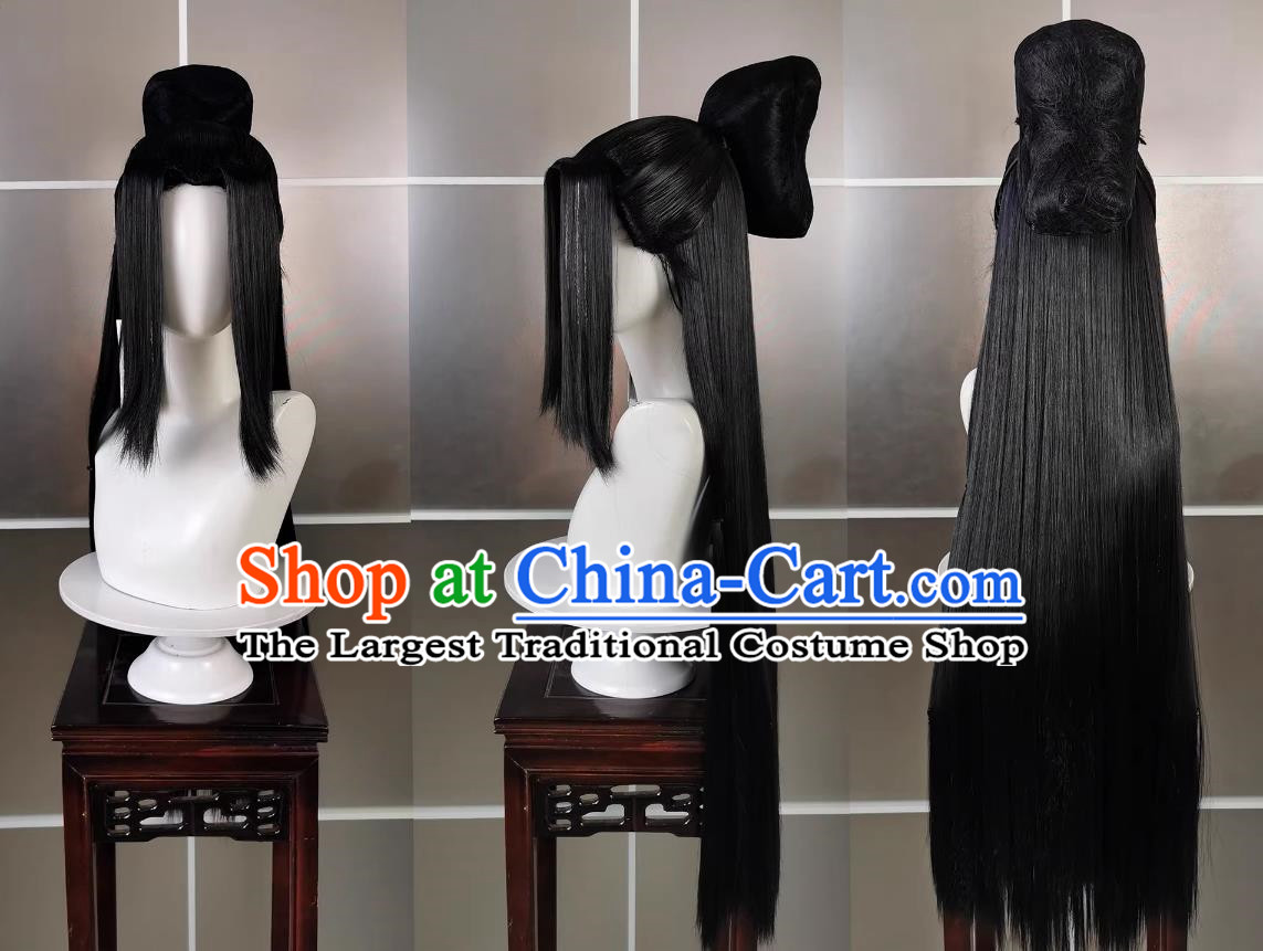 Qixiu Adult Confucian Xiujie Wig and Headdress Jianwang 3 Jiansan Cosplay Headpiece