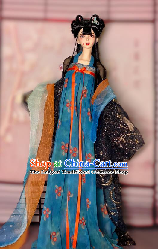 Top Figurine Hanfu Clothing Ancient Girl Ruqun Customize Handmade BJD Costume