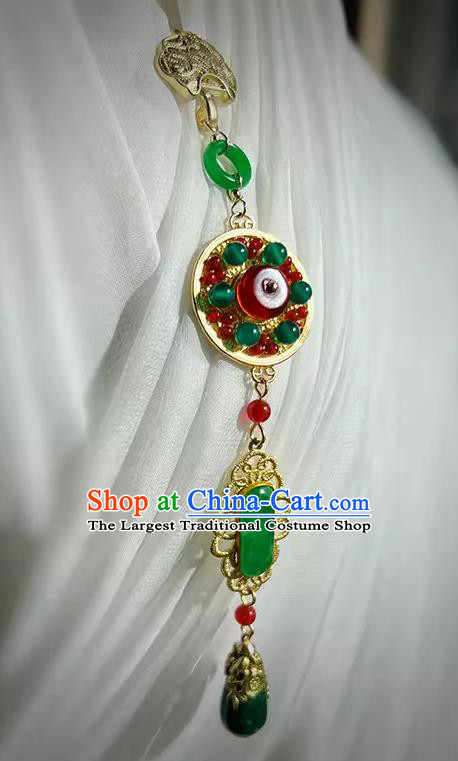 Chinese Hanfu Jewelry Traditional Brooch Handmade Cheongsam Breastpin Pendant Christmas Gift