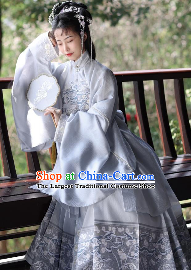 The Twelve Beauties of Jinling Li Wan Costumes A Dream in Red Mansions China Ming Dynasty Young Mistress Hanfu Clothing