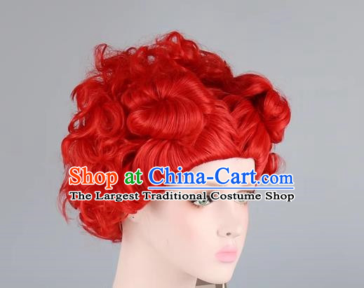 Red Queen Cosplay Anime Wig