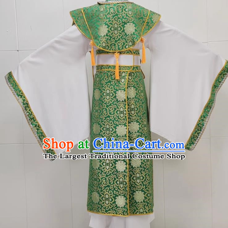 Green Drama Big Sleeved Xiaosheng Clothes Ancient Costumes Yue Opera Huangmei Opera Costumes Taiwan Costumes Local Ethnic Opera Costumes