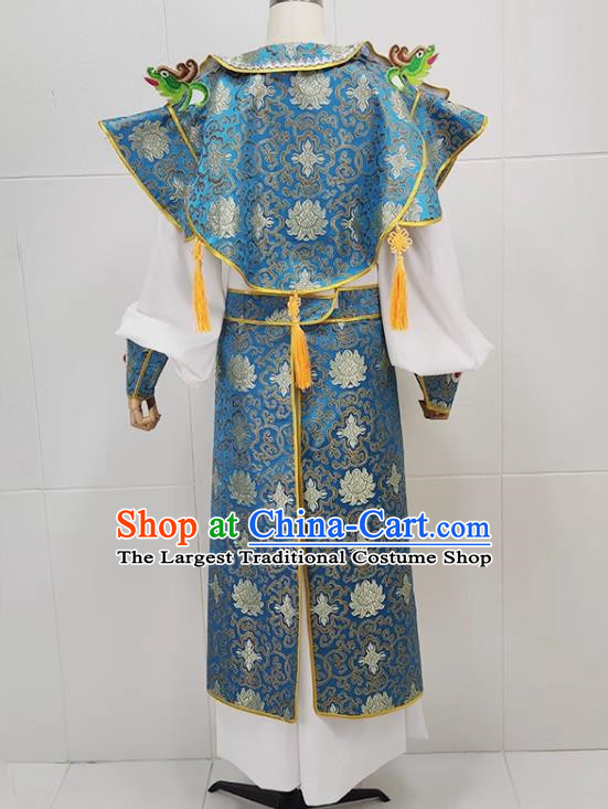 Blue Drama Big Sleeved Xiaosheng Clothes Ancient Costumes Yue Opera Huangmei Opera Costumes Taiwan Costumes Local Ethnic Opera Costumes