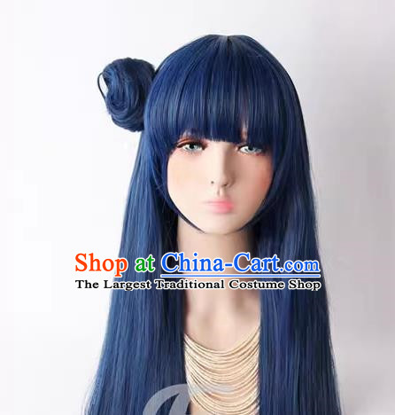 Fashion Mixed Fade Color Anime Hair Wigs Cosplay Cool Long Curly Wigs 9  Colors