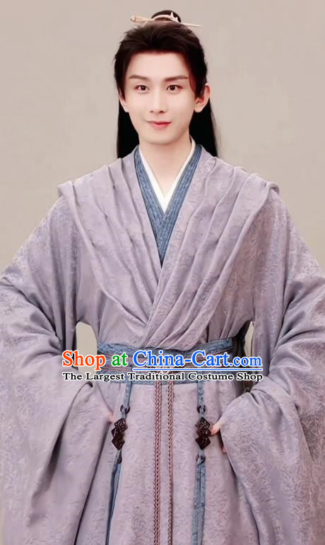 Ancient China Swordsman Garment Young Hero Clothing TV Series Mysterious Lotus Casebook Li Lianhua Costumes