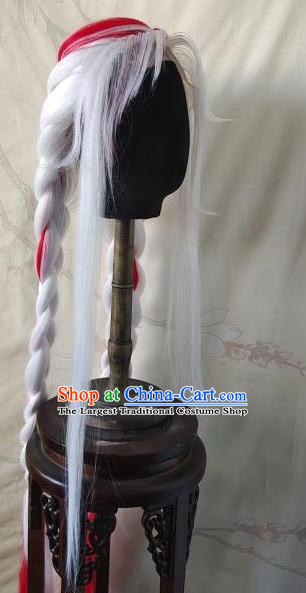 Front Hand Hook White And Red Mixed Color King Yang Yuhuan Glory Yin Tiger Heart Song Wig Year Of The Tiger