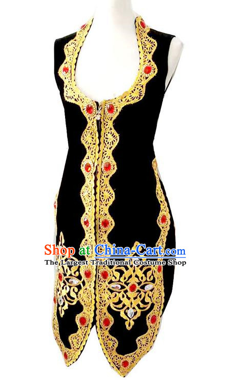 China Xinjiang Dance Long Vest Maixi Laipu Stage Performance Long Vest