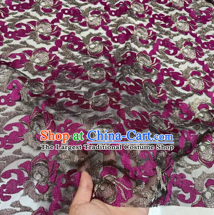 Top Embroidered Lace Material Hollowed Out Lace Material Cheongsam Stretch Cloth