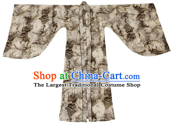 Chinese Ancient Young Childe Clothing Jin Dynasty Swordsman Hanfu Dress Traditional Scholar Garment Costumes