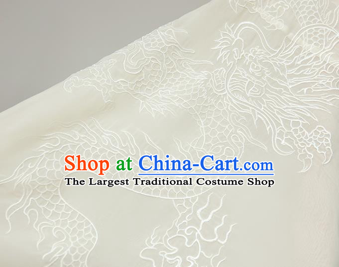 Chinese Traditional White Hanfu Dress Ancient Swordswoman Clothing Jin Dynasty Heroine Costumes