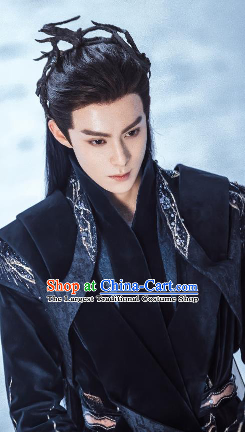 Chinese Ancient Swordsman Clothing TV Series Lord Clothes Love Between Fairy and Devil Dongfang Qing Cang Garment Costumes