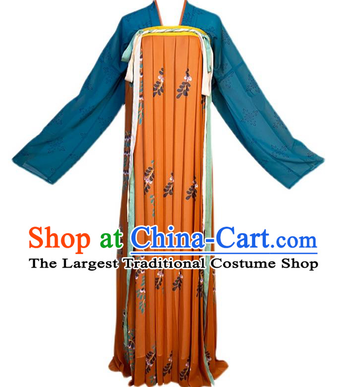 Chinese Tang Dynasty Empress Clothing Ru Qun Hanfu Dresses Ancient Imperial Consort Costumes