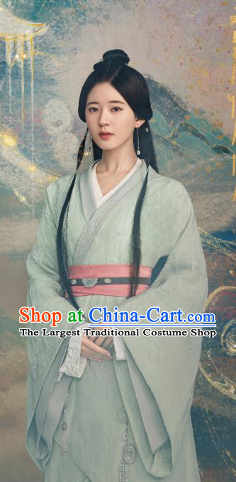 Chinese Han Dynasty Princess Garment Costumes Ancient Noble Lady Clothing TV Series Love Like The Galaxy Cheng Shao Shang Dress