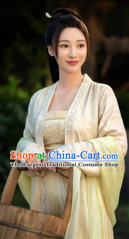 Chinese TV Series A Dream of Splendor Sun San Niang Dresses Song Dynasty Young Mistress Historical Costumes Ancient Civilian Woman Clothing