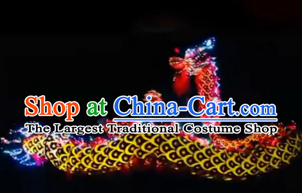 Chinese Luminous LED Lamps Dragon Dance Costumes Props for - People