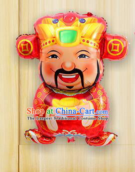 Chinese New Year Mylar Balloon Opera God of Wealth Balloon