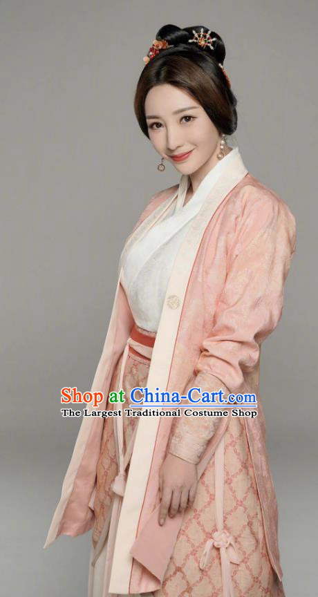 Chinese Ancient Civilian Woman Clothing TV Series A Dream of Splendor Sun San Niang Dresses Song Dynasty Female Historical Costumes