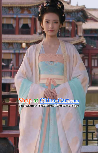 Chinese Song Dynasty Geisha Historical Costumes Ancient Beauty Clothing Drama A Dream of Splendor Zhang Hao Hao Dresses