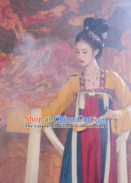 China Hanfu Dress Tang Dynasty Empress Clothing Ancient Court Woman Costumes