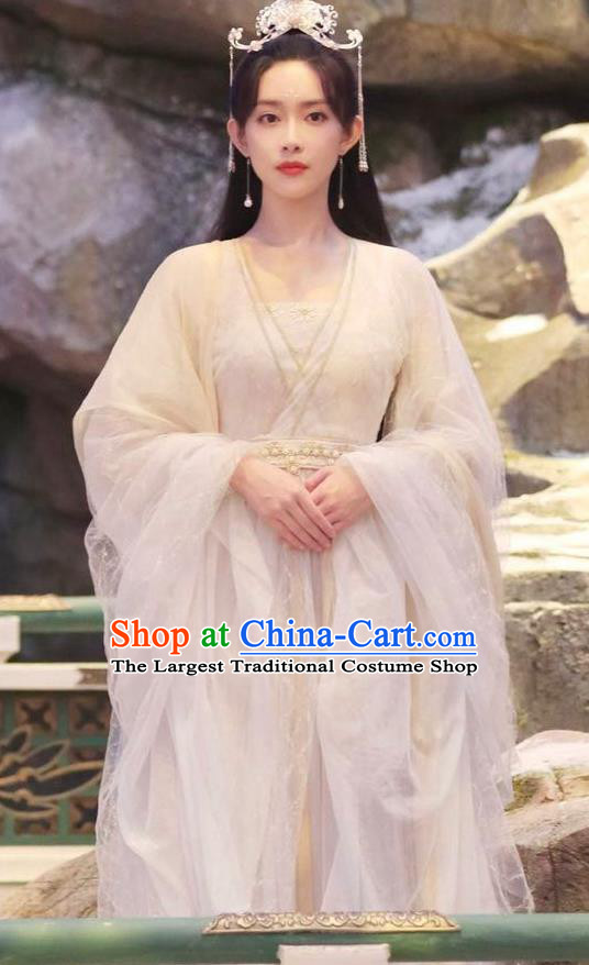 Chinese TV Series Immortal Samsara Zhi Xi Dress Ancient Goddess Clothing Xian Xia Drama Fairy Princess Costumes