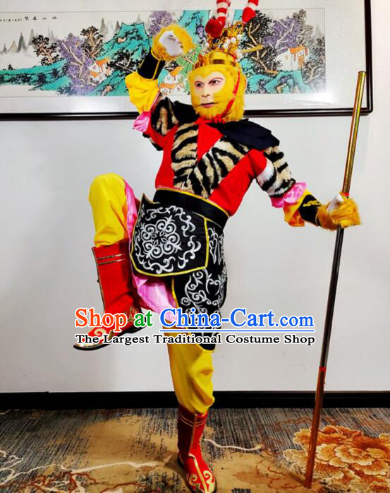 China Journey to the West Sun Wukong Outfit Beijing Opera Monkey King Costumes
