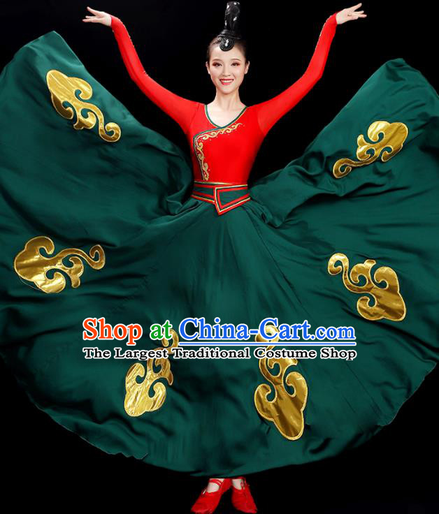 China Classical Dance Dress Women Group Show Costume Opening Dance Clothing